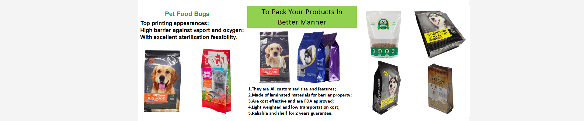 Pet Food Bags