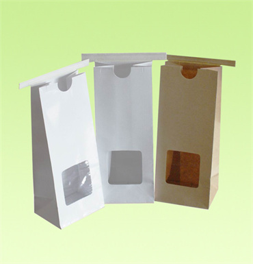 stand up bag with window
